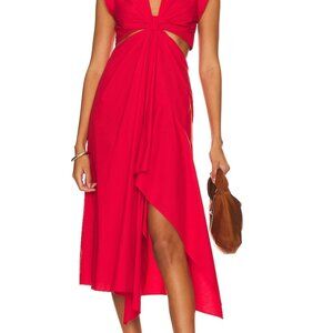 A.L.C Alessia Dress In Red Size 8